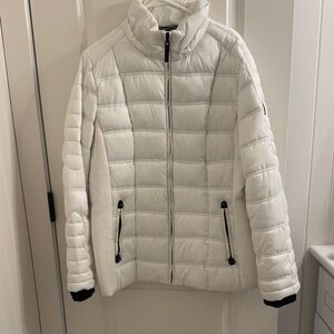 Nautica Women's White Puffer Jacket Plus XXL